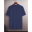 Mens Chic Knit High Neck T-Shirt - Soft Medium Stretch Polyester Fabric, Regular Fit, Solid Color, Casual Style for Summer Season
