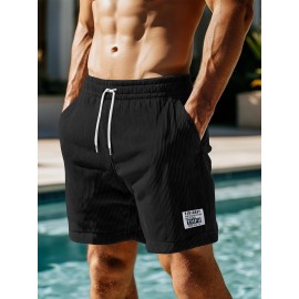 Fashionable Men's Summer Drawstring Casual Sports Loose Shorts, Suitable For Outdoor Sports, Comfortable And Versatile