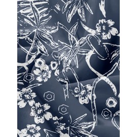 Flower Pattern Men's Drawstring Beach Pants Loose Casual Waist Trousers Simple Style Comfy Shorts For Spring Summer Outdoor Fitness Holiday Seaside Vacation Leisure