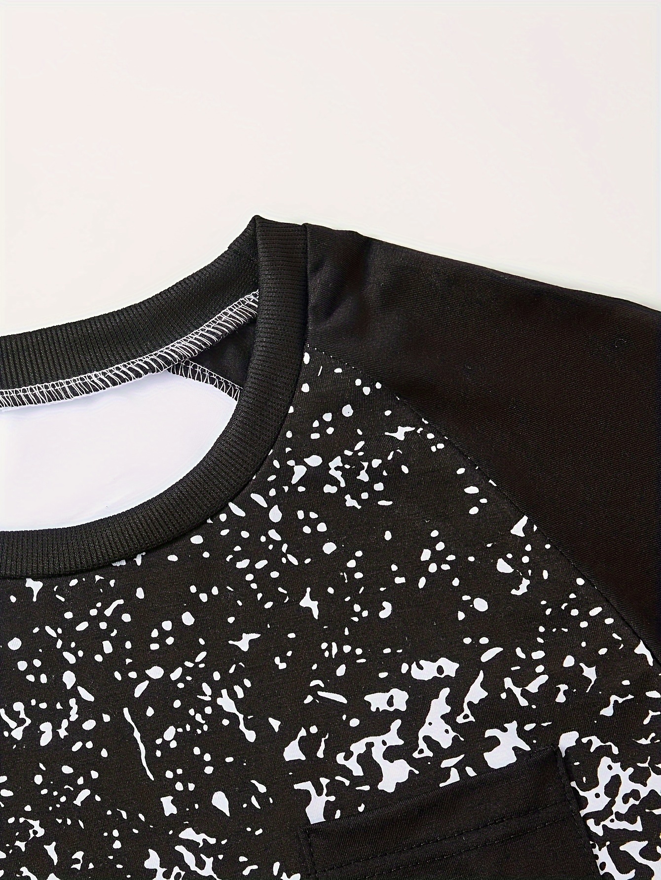 chic printed t shirt mens casual street style stretch round neck tee shirt for summer details 4